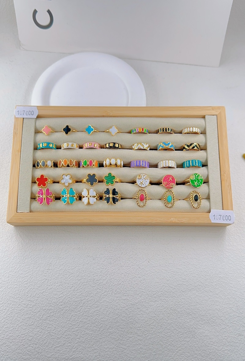 Großhändler Ella Ella - SET AUS 10 VERSTELLBAREN EDELSTAHLRINGEN