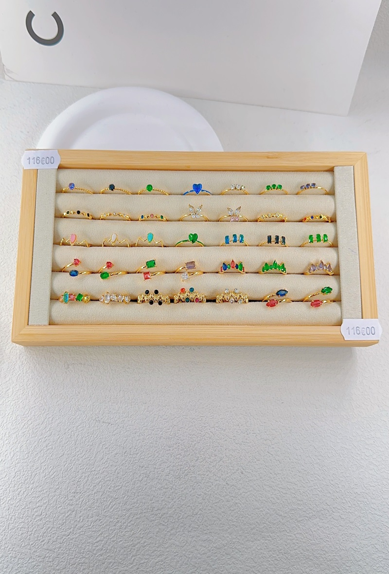 Großhändler Ella Ella - SET AUS 10 VERSTELLBAREN EDELSTAHLRINGEN