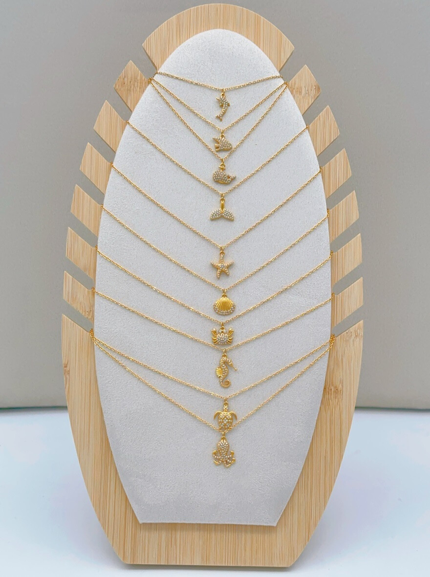 Großhändler Ella Ella - SET AUS EDELSTAHL-HALSKETTEN