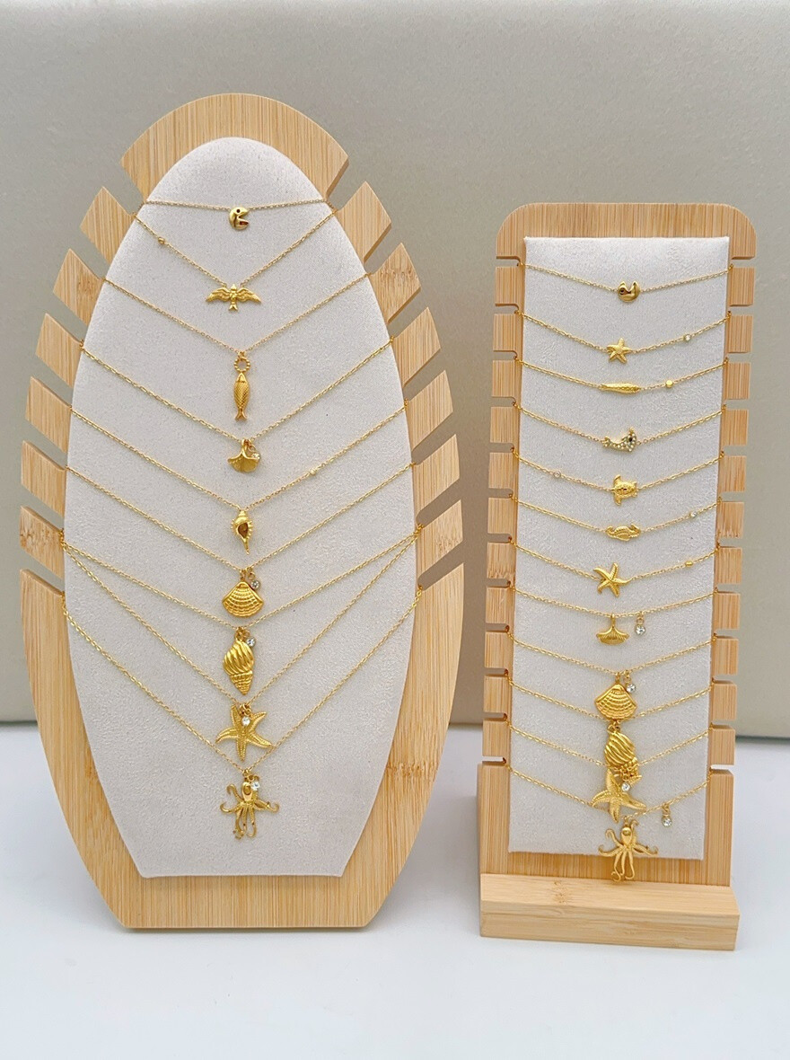 Großhändler Ella Ella - SET AUS EDELSTAHL-HALSKETTEN