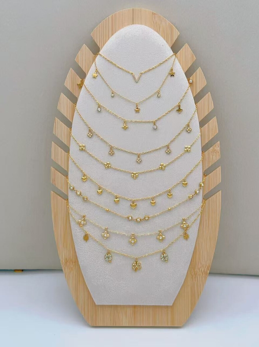 Großhändler Ella Ella - SET AUS EDELSTAHL-HALSKETTEN