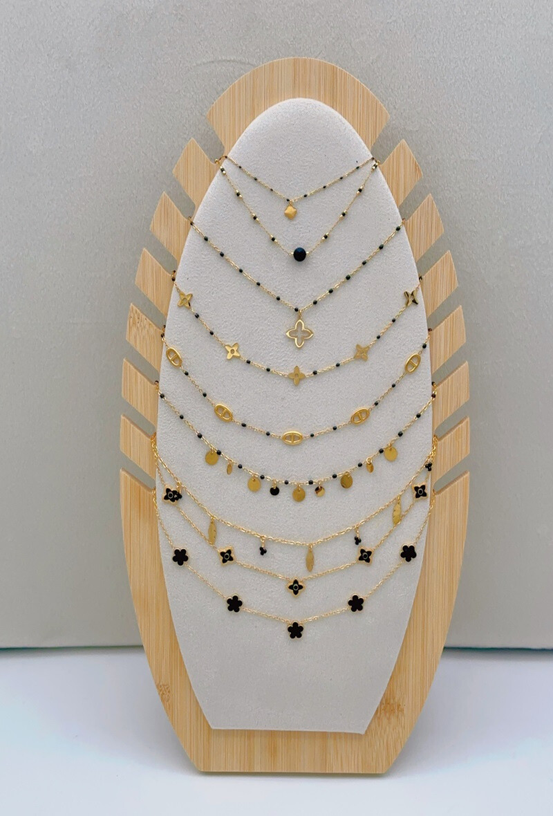 Großhändler Ella Ella - SET AUS EDELSTAHL-HALSKETTEN