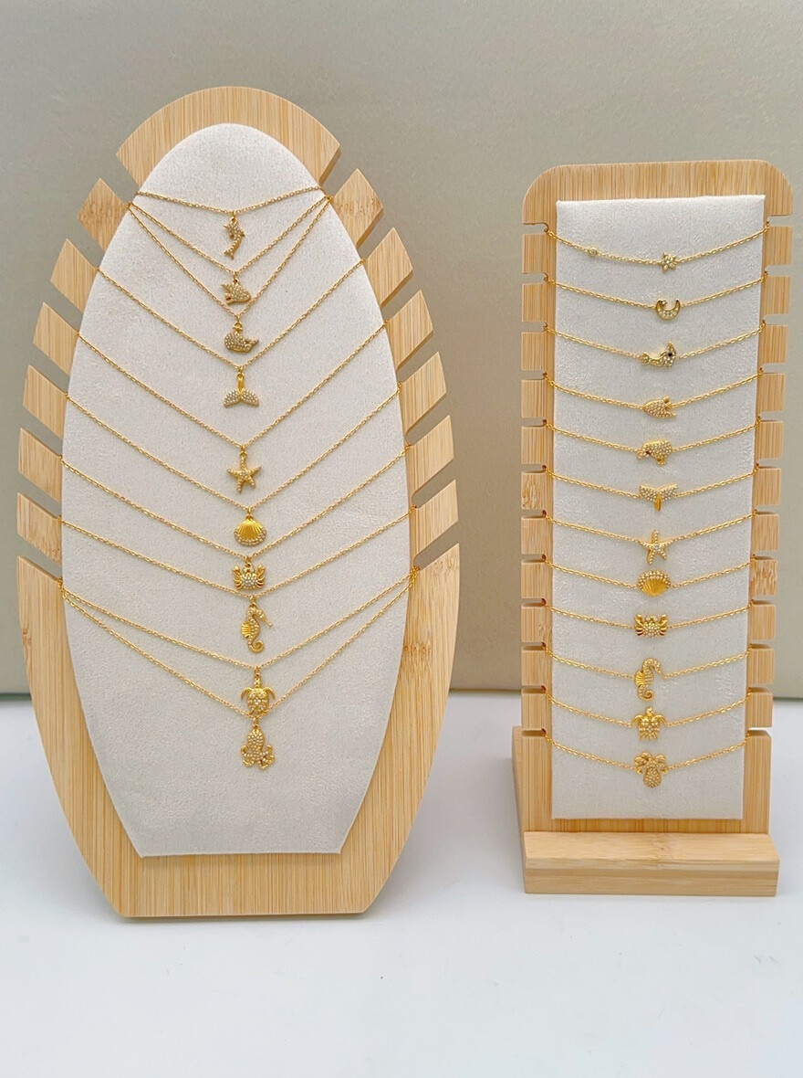 Großhändler Ella Ella - SET AUS EDELSTAHL-HALSKETTEN