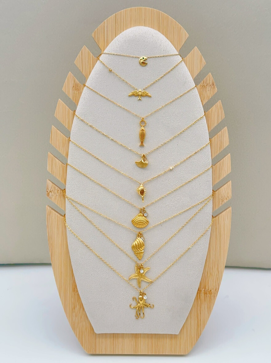 Großhändler Ella Ella - SET AUS EDELSTAHL-HALSKETTEN