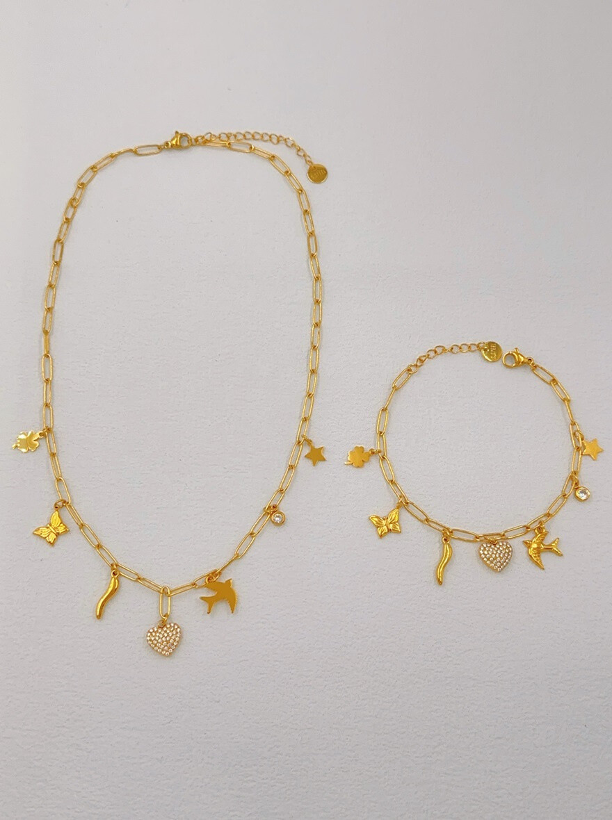 Großhändler Ella Ella - EDELSTAHL-SCHMUCKSET