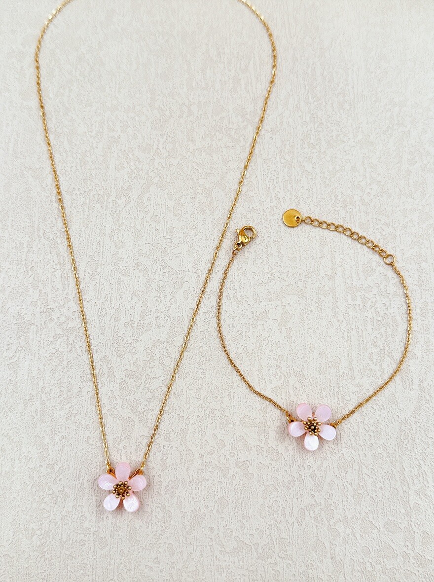 Mayorista Ella Ella - CONJUNTO DE JOYAS DE ACERO INOXIDABLE