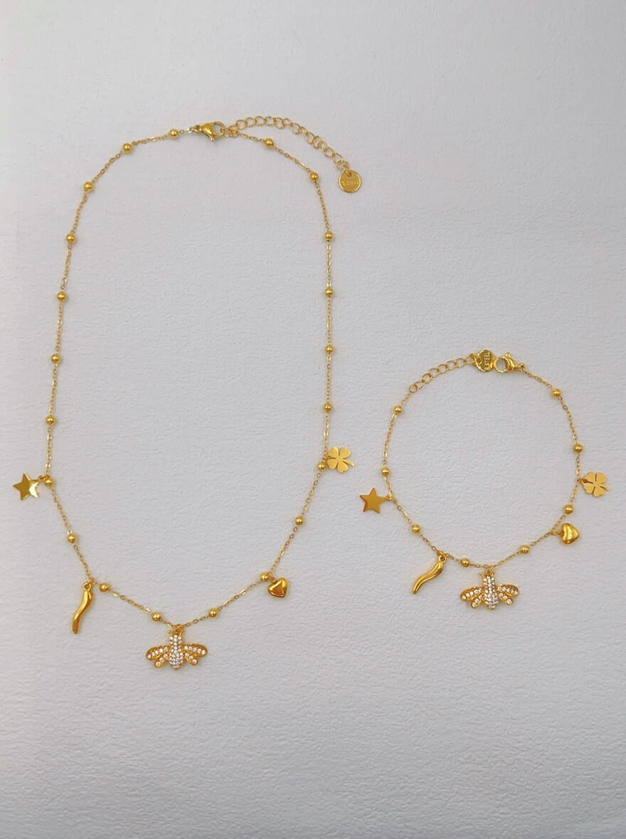 Großhändler Ella Ella - EDELSTAHL-SCHMUCKSET