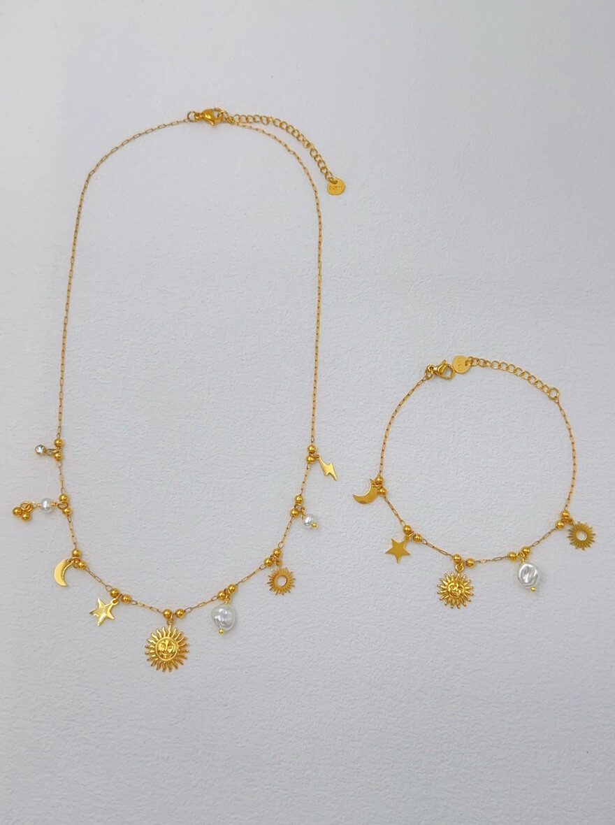 Großhändler Ella Ella - EDELSTAHL-SCHMUCKSET