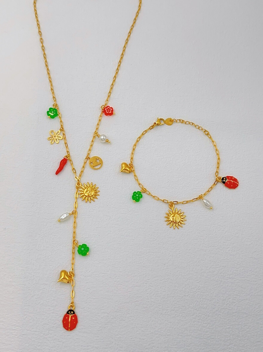 Großhändler Ella Ella - EDELSTAHL-SCHMUCKSET