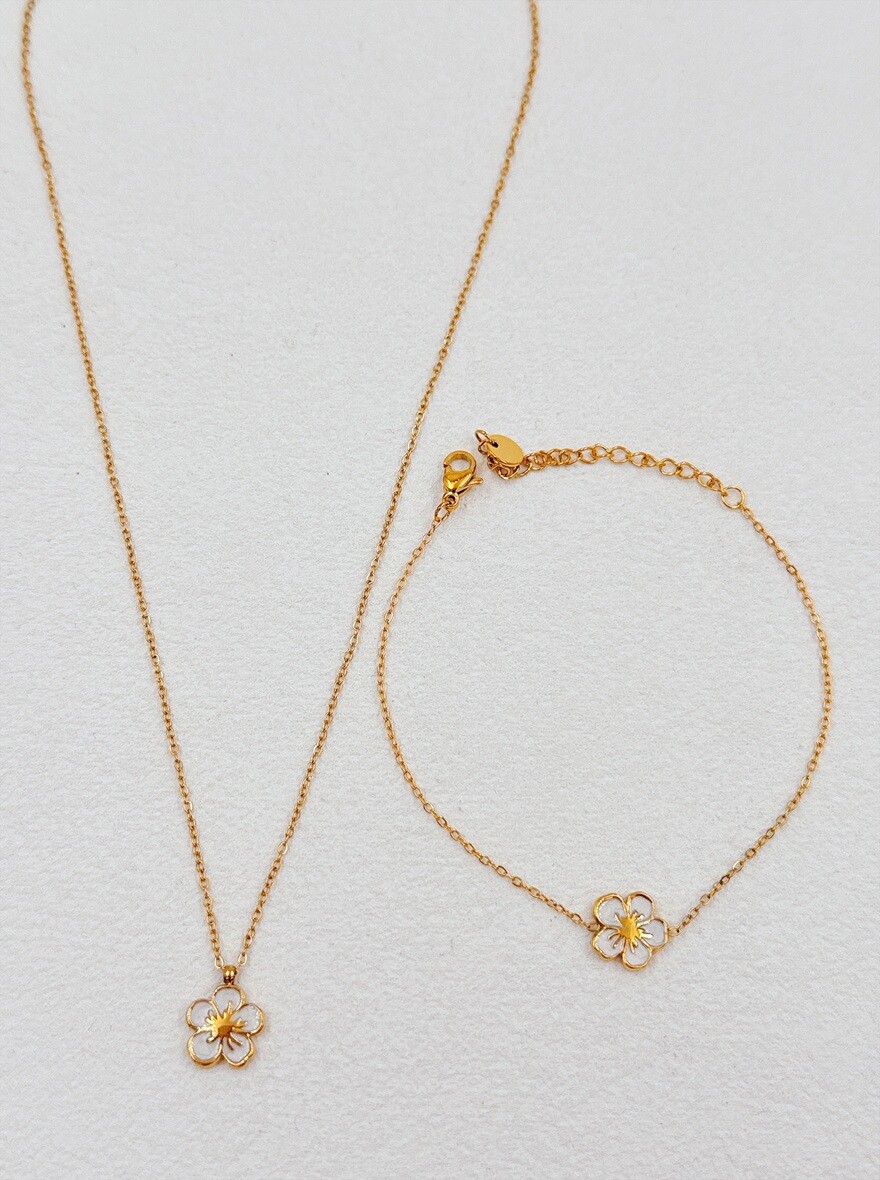Mayorista Ella Ella - CONJUNTO DE JOYAS DE ACERO INOXIDABLE