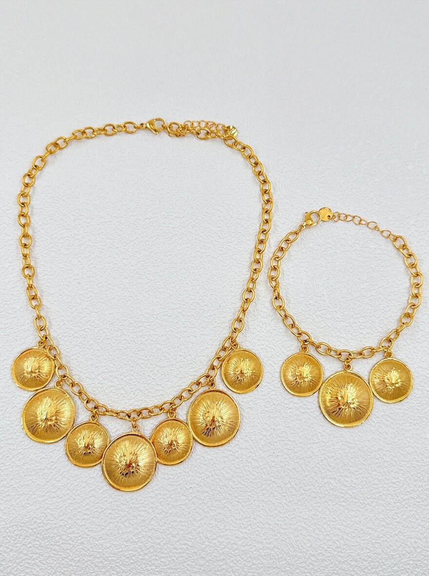 Grossiste Ella Ella - PARURE DE BIJOUX EN ACIER INOXYDABLE