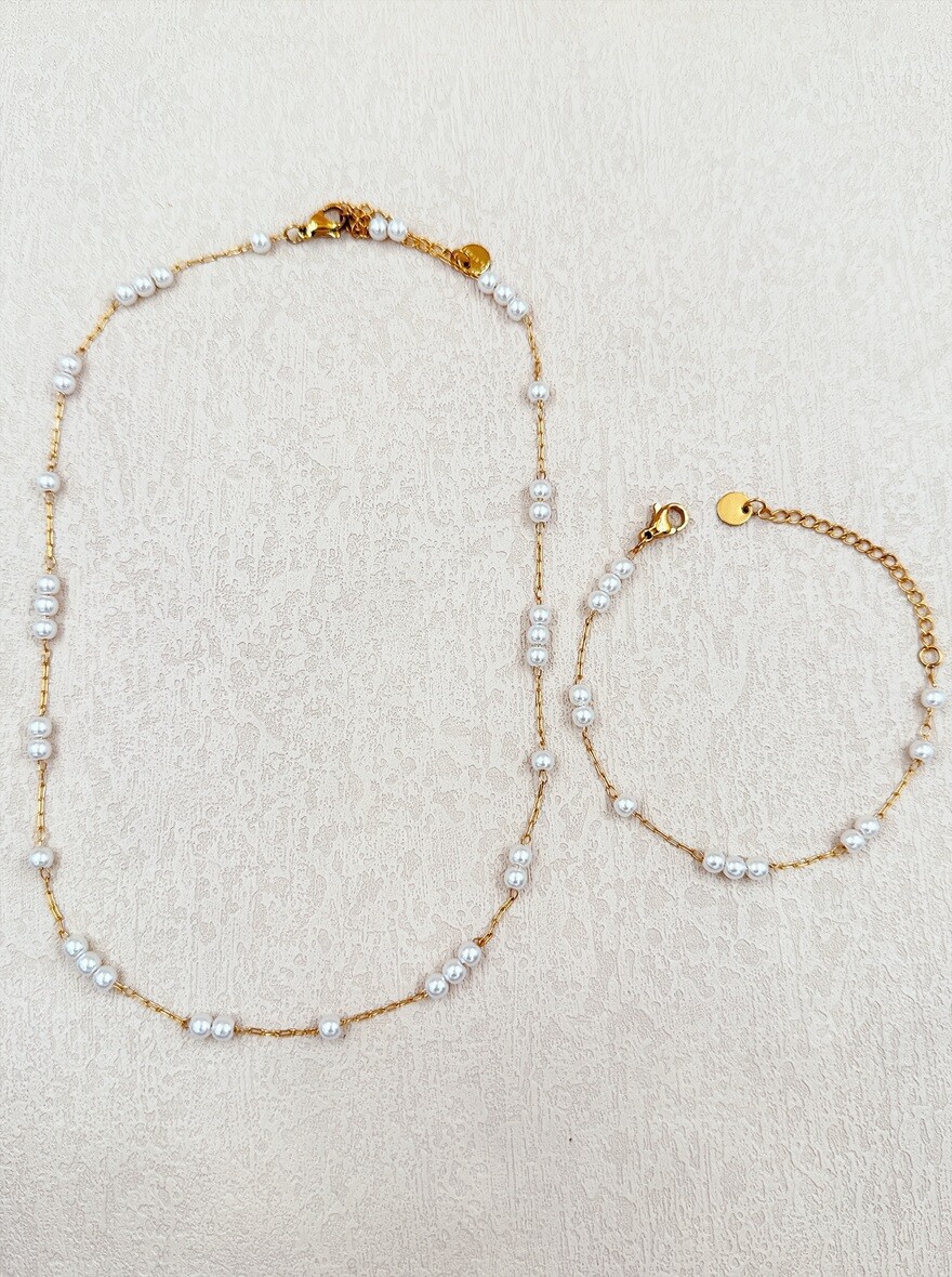 Großhändler Ella Ella - SCHMUCKSET AUS EDELSTAHL