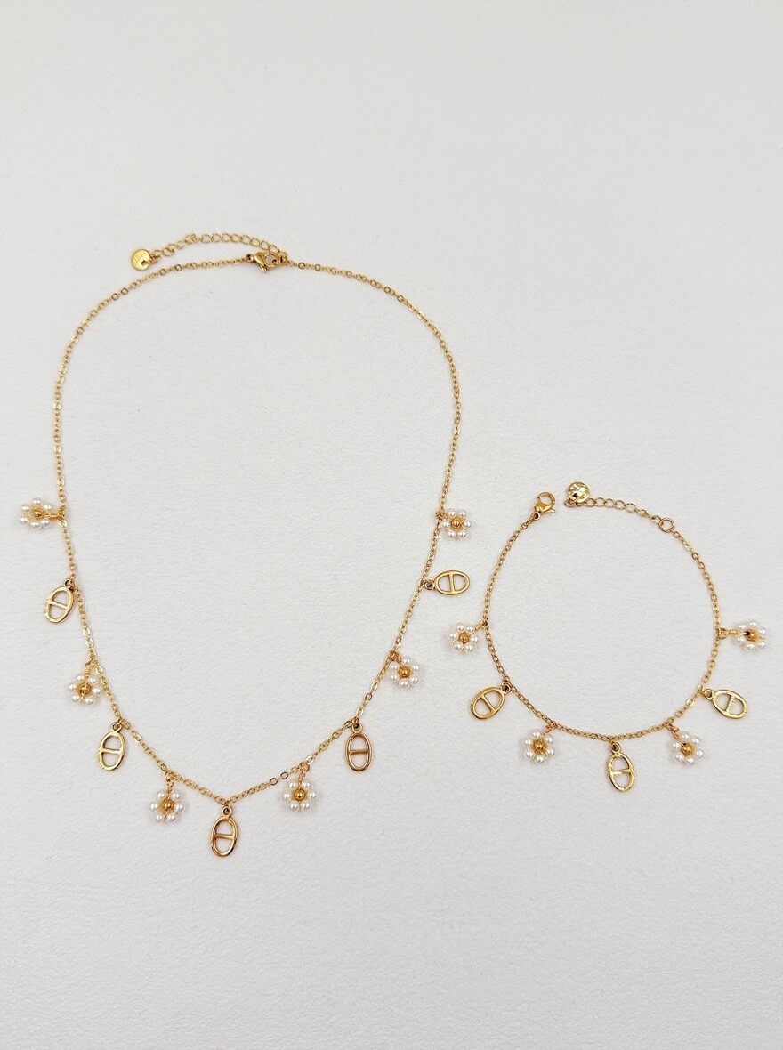 Grossista Ella Ella - SET DI GIOIELLI IN ACCIAIO INOX