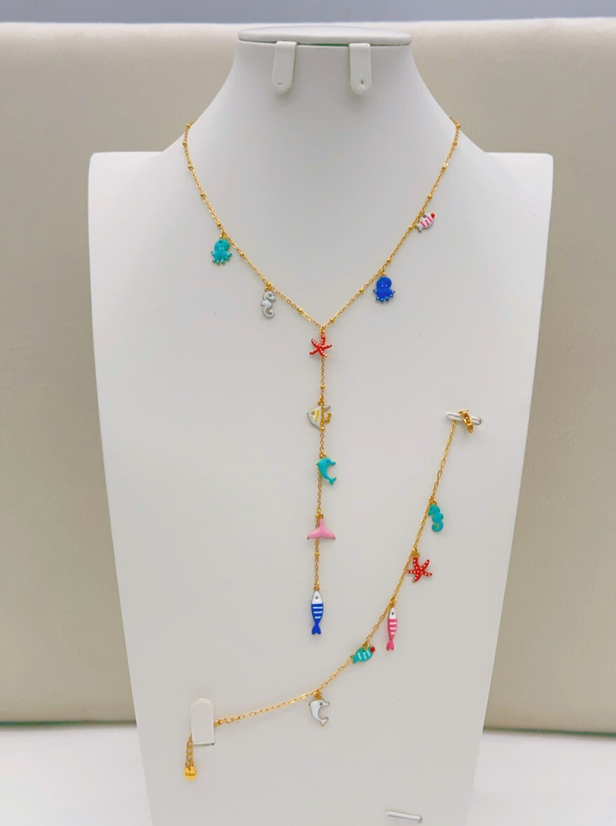 Großhändler Ella Ella - EDELSTAHL-SCHMUCKSET