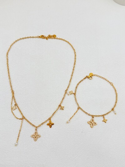 Großhändler Ella Ella - SCHMUCKSET AUS EDELSTAHL Großhändler Ella Ella - SCHMUCKSET AUS EDELSTAHL
