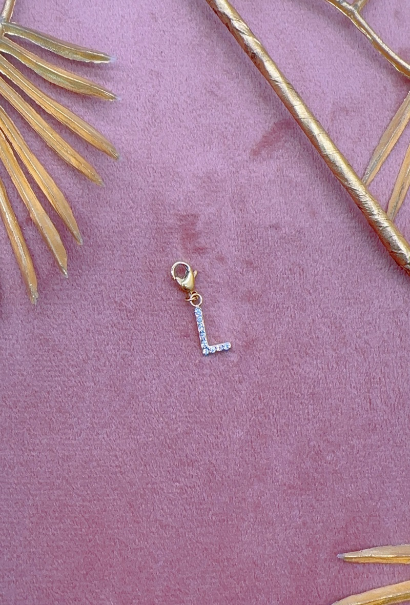 Wholesaler Ella Ella - CHARMS LETTER A IN STAINLESS STEEL
