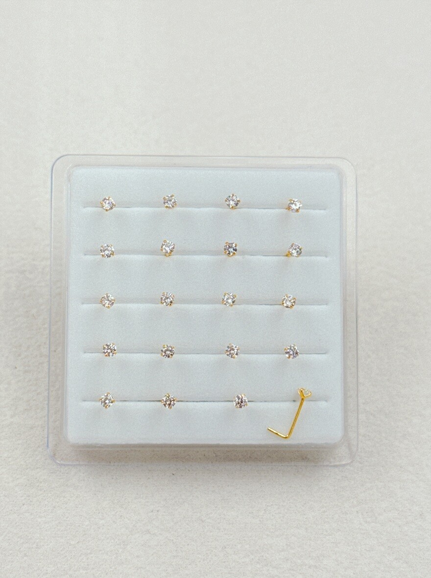 Großhändler Ella Ella - NASENPIERCING MIT 1 FANTASIE-STRASS