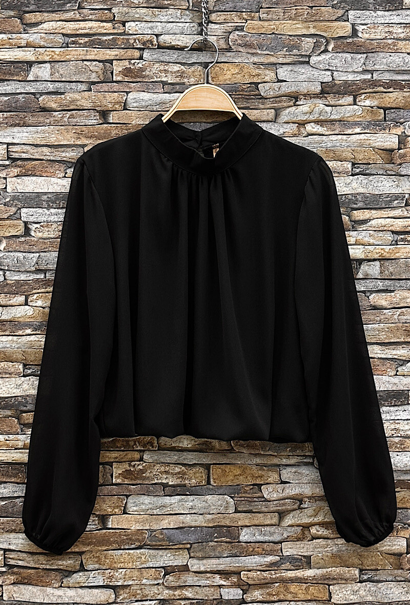 Grossiste Elle Style - Blouse ANIELLY, fluide, romantique, chic, tendance, doublure viscose