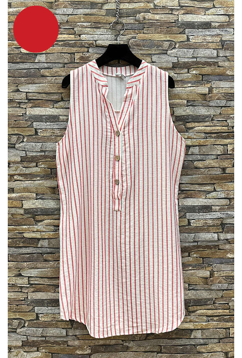 Mayorista Elle Style - Camisa KITTY larga y amplia con efecto lino en viscosa con botones bohemios