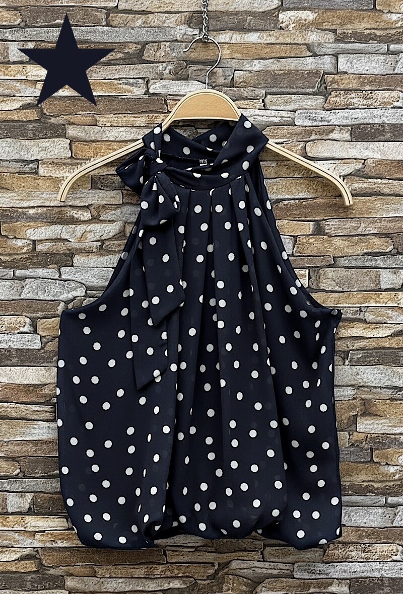 Mayorista Elle Style - Blusa ANAIS con cuello lavallière estampado, fluida y romántica, chic y a la moda con forro de viscosa