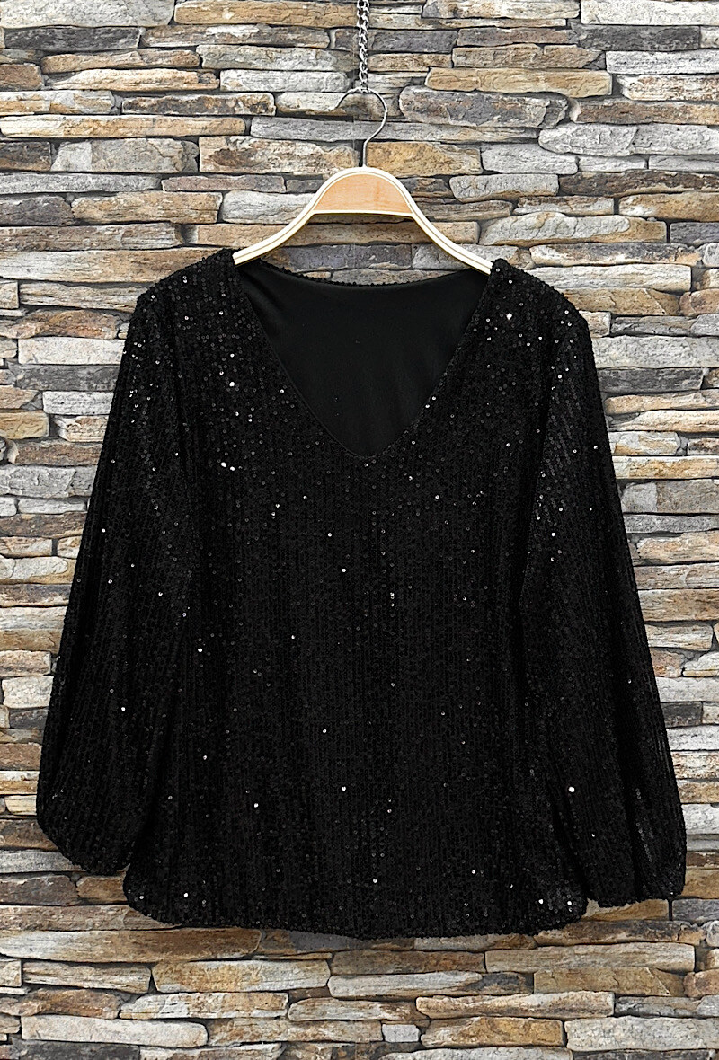 Wholesaler Elle Style - BRILLIANT sequin blouse
