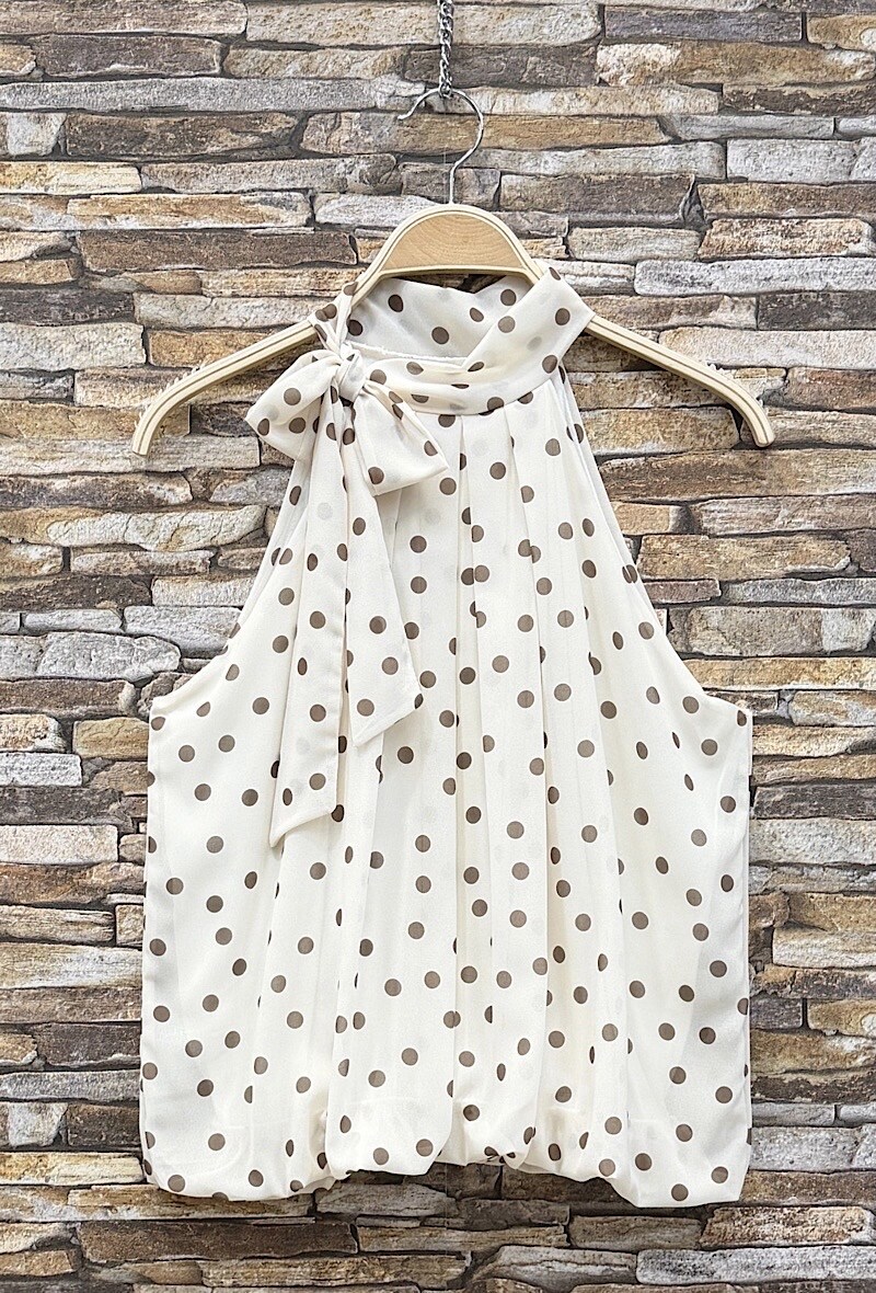 Mayorista Elle Style - Blusa ANAIS con cuello lavallière estampado, fluida y romántica, chic y a la moda con forro de viscosa