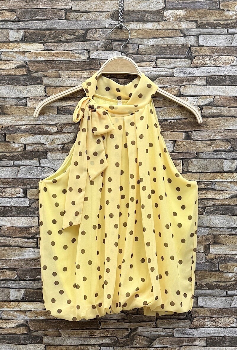 Mayorista Elle Style - Blusa ANAIS con cuello lavallière estampado, fluida y romántica, chic y a la moda con forro de viscosa