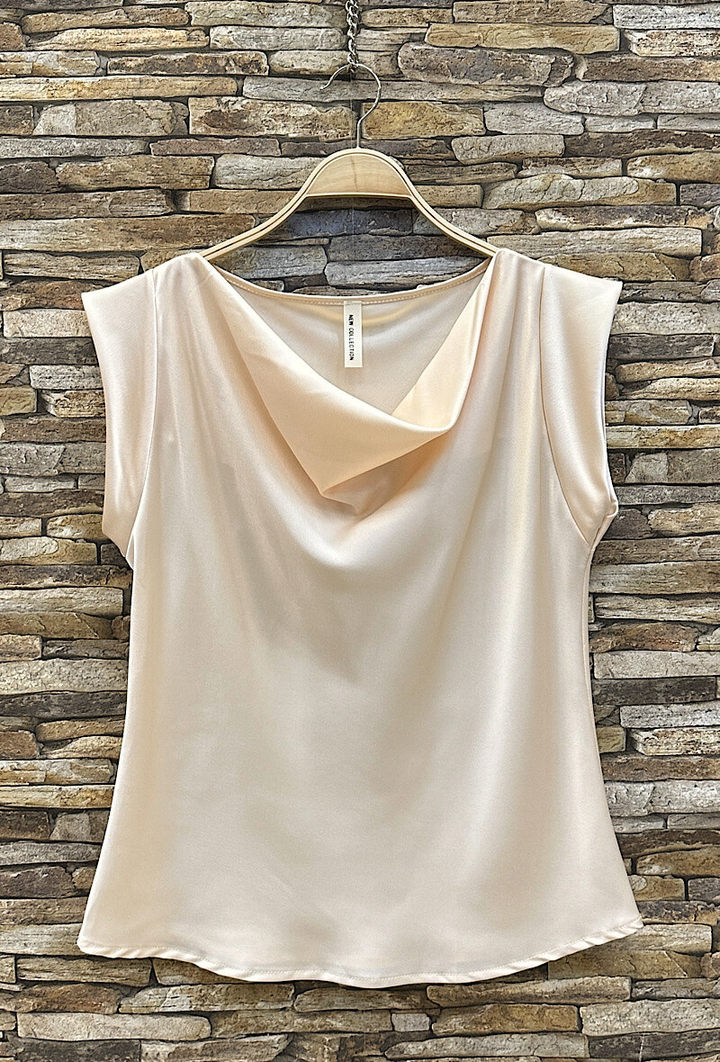 Grossista Elle Style - Blusa ANIELLY stampata, fluida, romantica, chic, di tendenza, fodera in viscosa