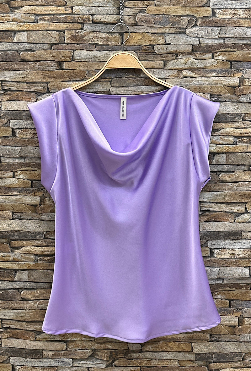 Wholesaler Elle Style - SATINA blouse, satin, romantic, chic and trendy.
