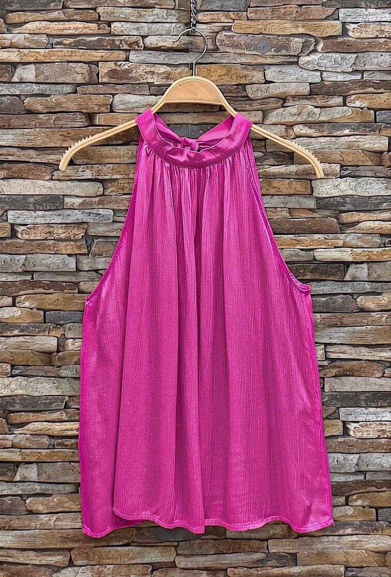Mayorista Elle Style - Blusa TAYLA de viscosa satinada, fluida y romántica, en satén