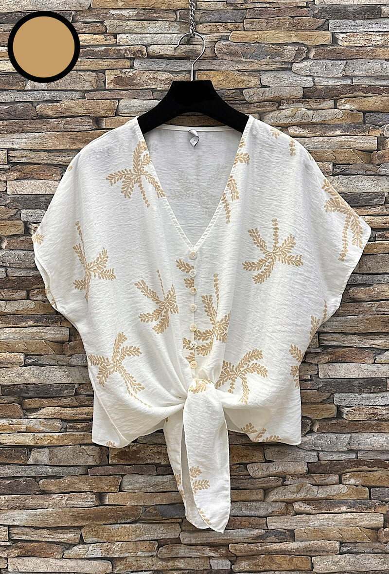 Grossista Elle Style - Pantaloni larghi FRANK effetto lino in viscosa con tasche frontali e cintura boho
