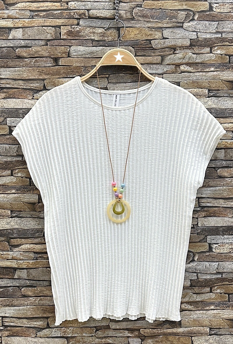 Grossista Elle Style - Blusa ANIELLY stampata, fluida, romantica, chic, di tendenza, fodera in viscosa