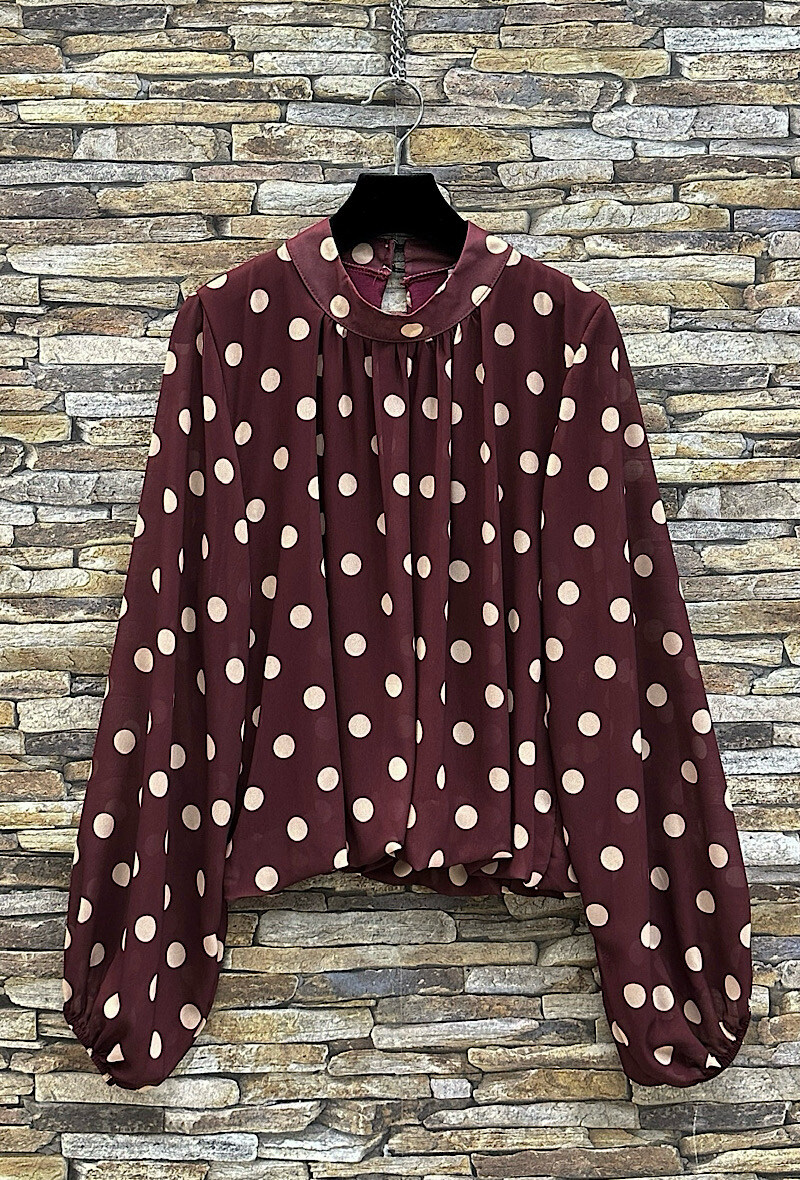 Grossiste Elle Style - Blouse ANALLA avec manches fluide romantique, chic et tendance avec doublure en viscose