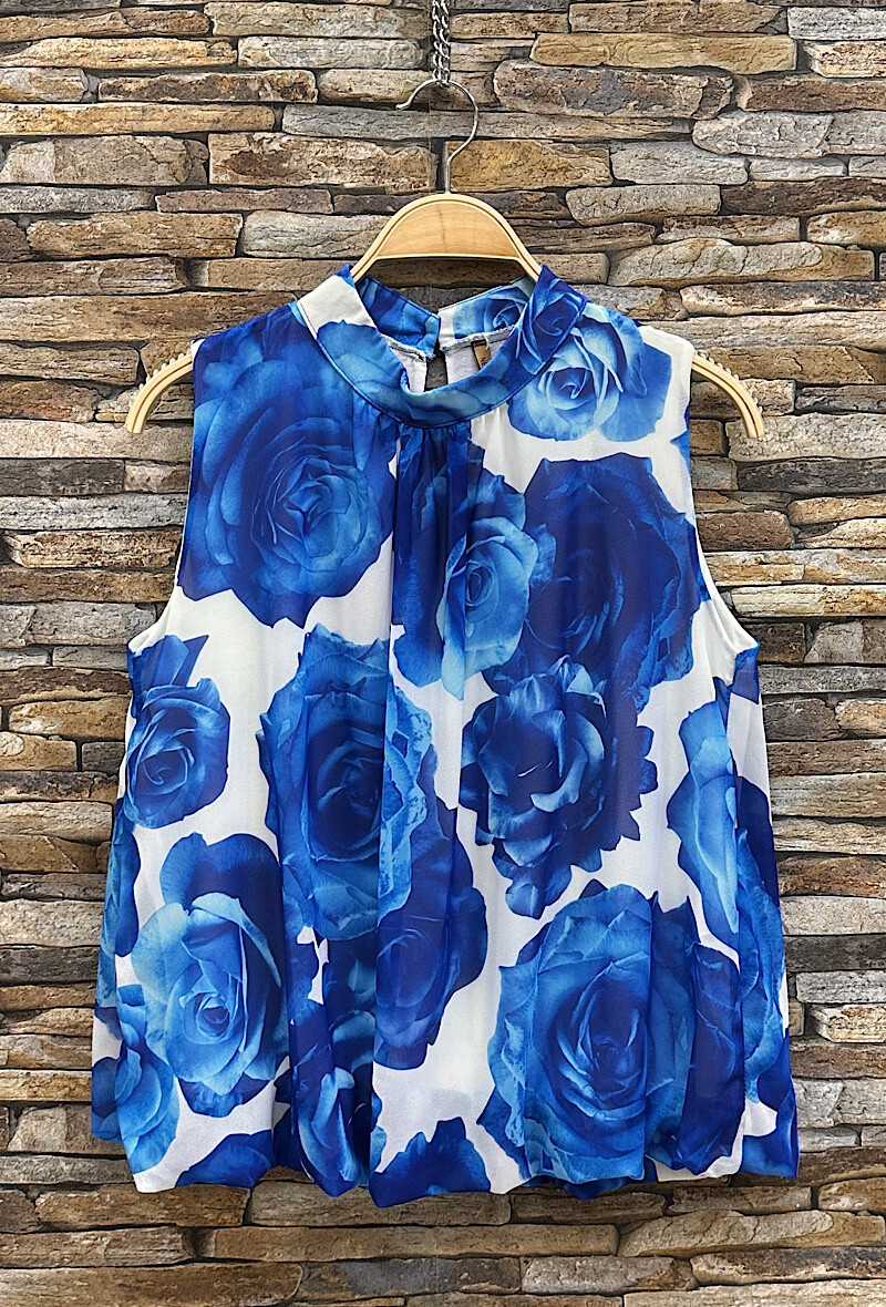 Grossiste Elle Style - Blouse ANNIE imprimée, fluide, romantique, chic, tendance, doublure viscose