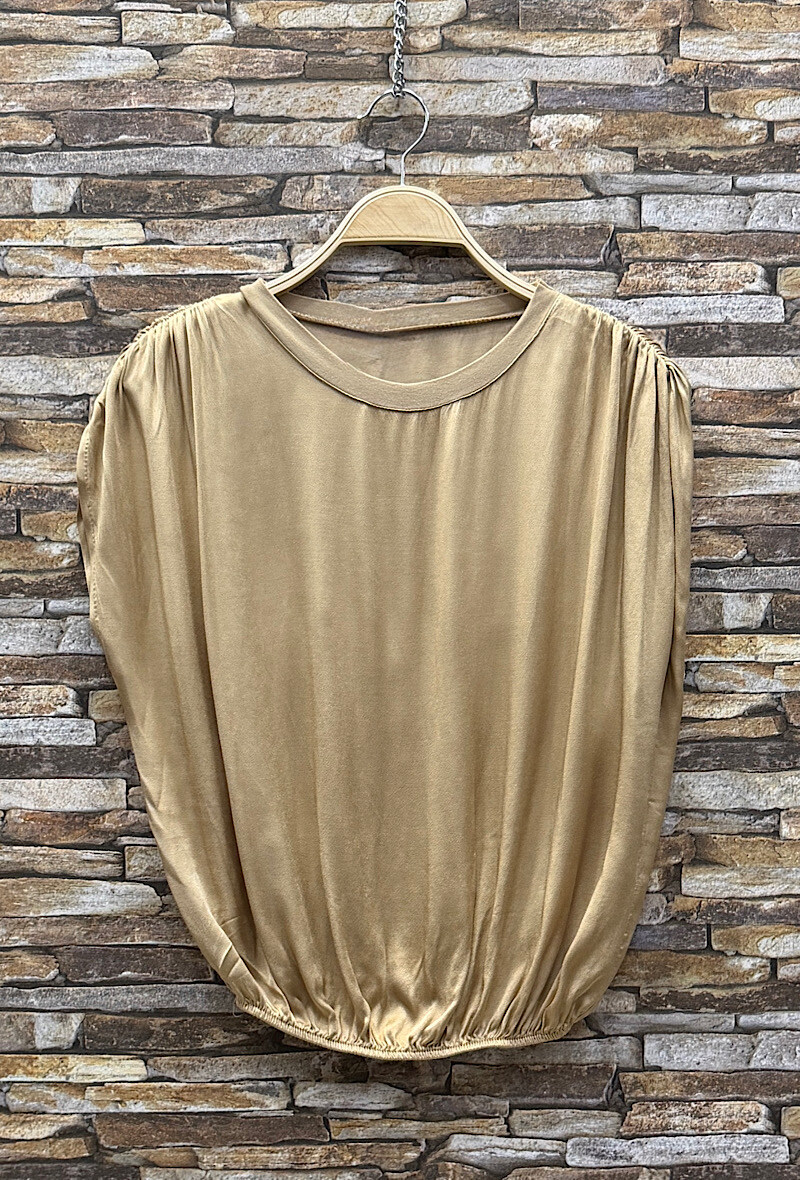 Großhändler Elle Style - SAILLA Bluse, fließend und romantisch aus seidiger Satin-Viskose.
