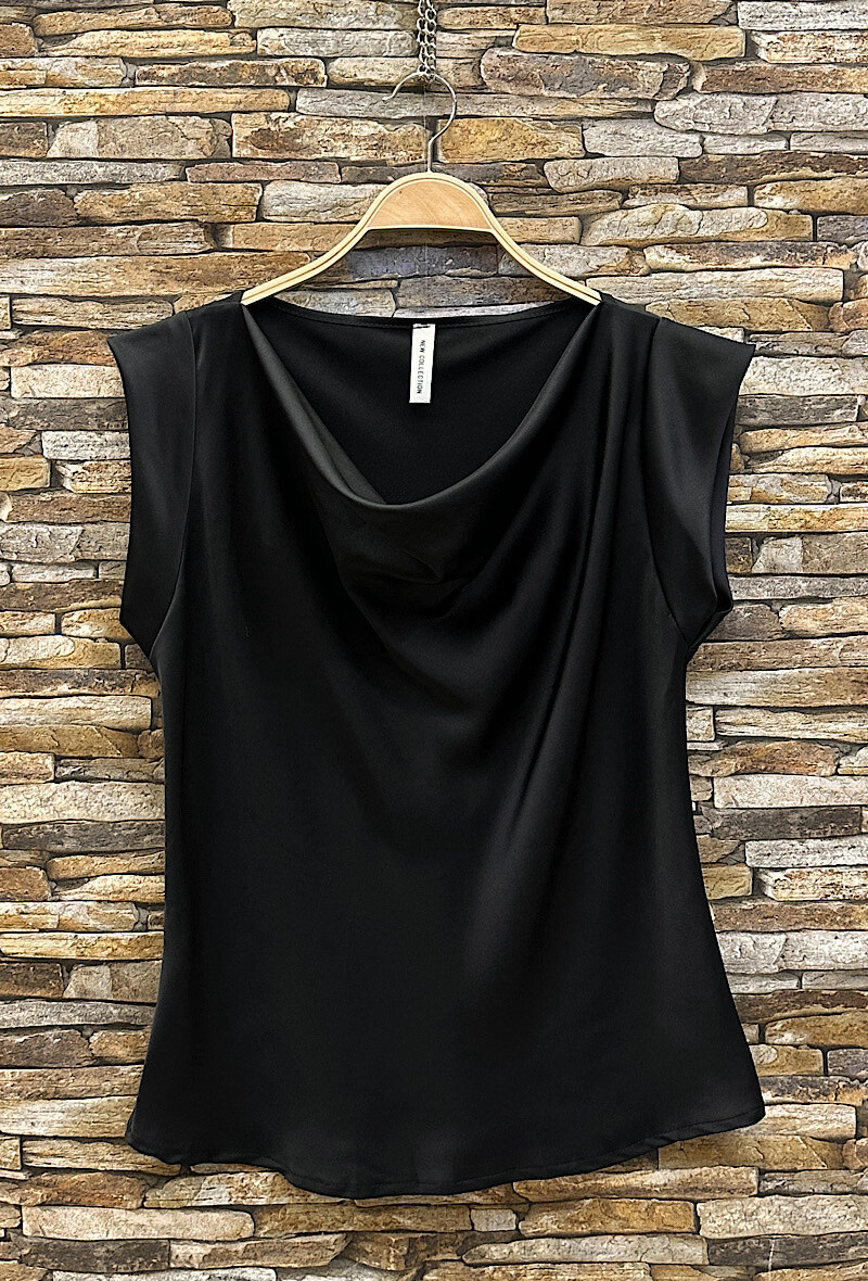 Grossista Elle Style - Blusa ANIELLY stampata, fluida, romantica, chic, di tendenza, fodera in viscosa