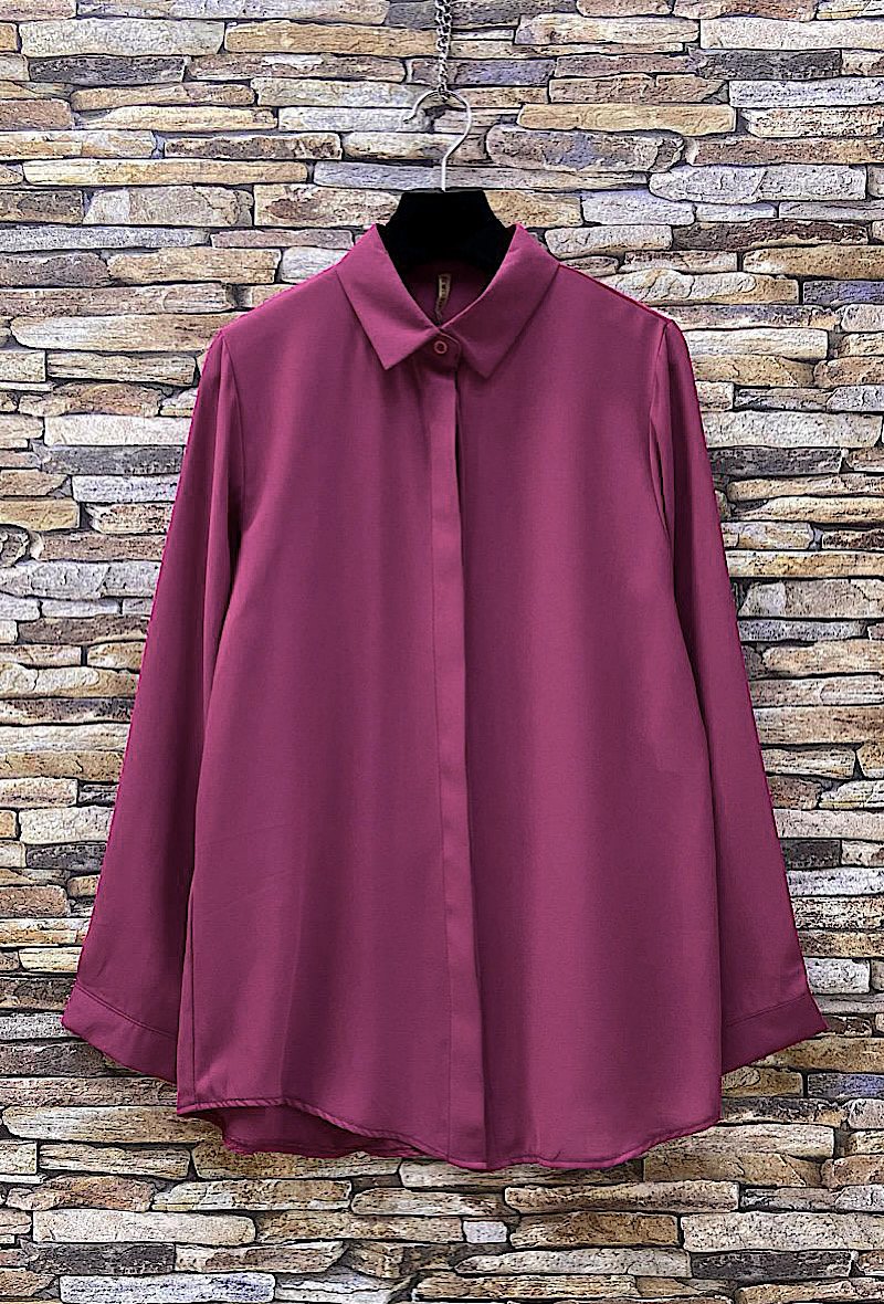Mayorista Elle Style - Blusa JESSICA de voile grueso romántico y elegante. Fluida y de moda