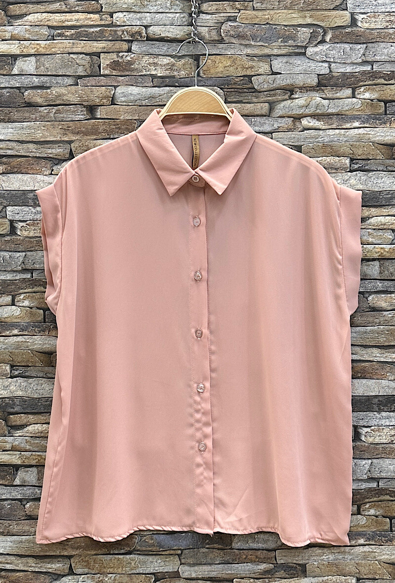 Wholesaler Elle Style - ERIKA printed, flowing blouse with button to tie or not