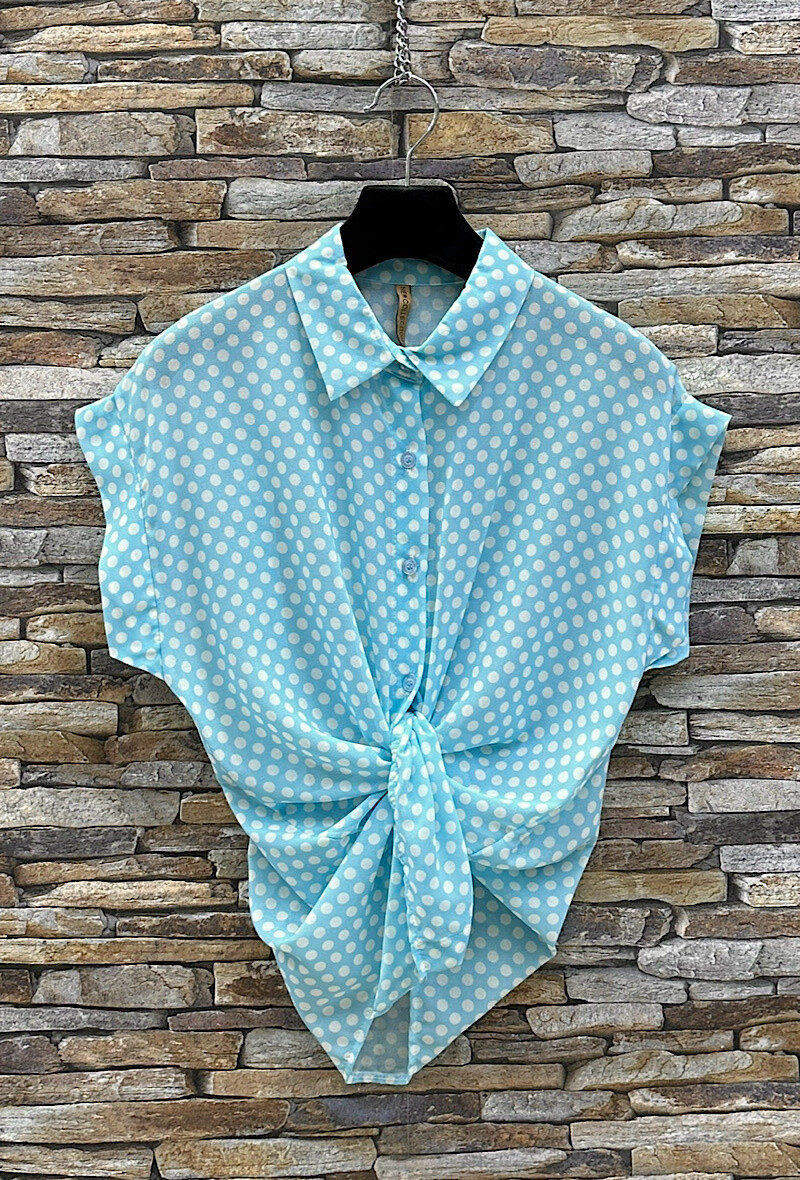 Grossista Elle Style - Camicia elegante JESSICA. Motivo. Chiusura con bottoni nascosta e patta inferiore.