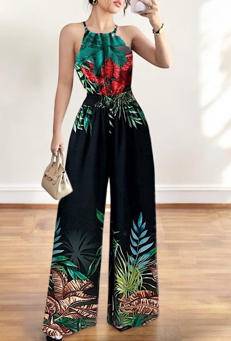 Wholesaler Elle Style - DAISY jumpsuit, very fluid, printed, romantic, chic and trendy