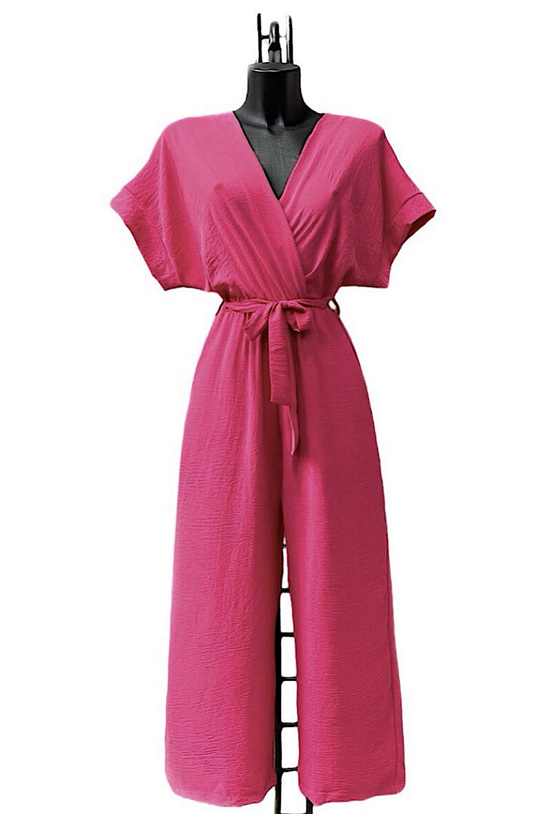Wholesaler Elle Style - Fluid LOUNI jumpsuit with 2 front pocket