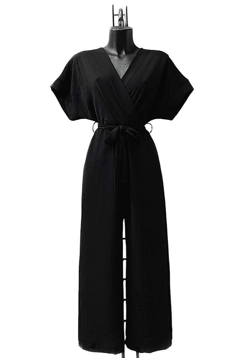 Grossiste Elle Style - Combinaison LOUNI pantalon fluide avec 2 poches avant.