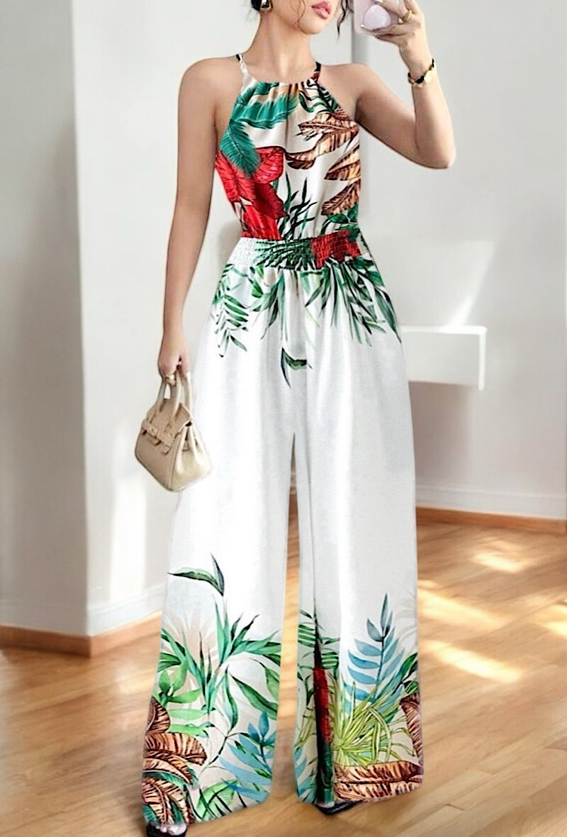 Wholesaler Elle Style - DAISY jumpsuit, very fluid, printed, romantic, chic and trendy