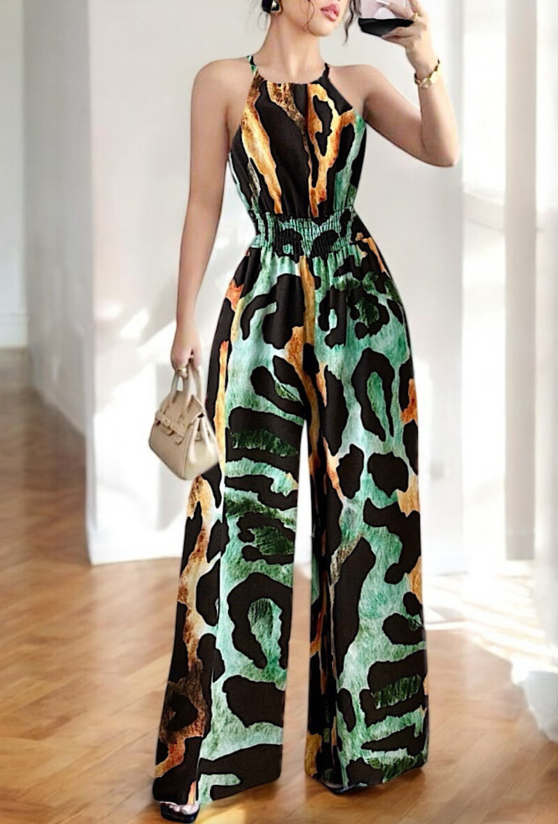 Mayorista Elle Style - Vestido CARINA muy fluido, estampado con abertura delantera, romántico, chic y trendy
