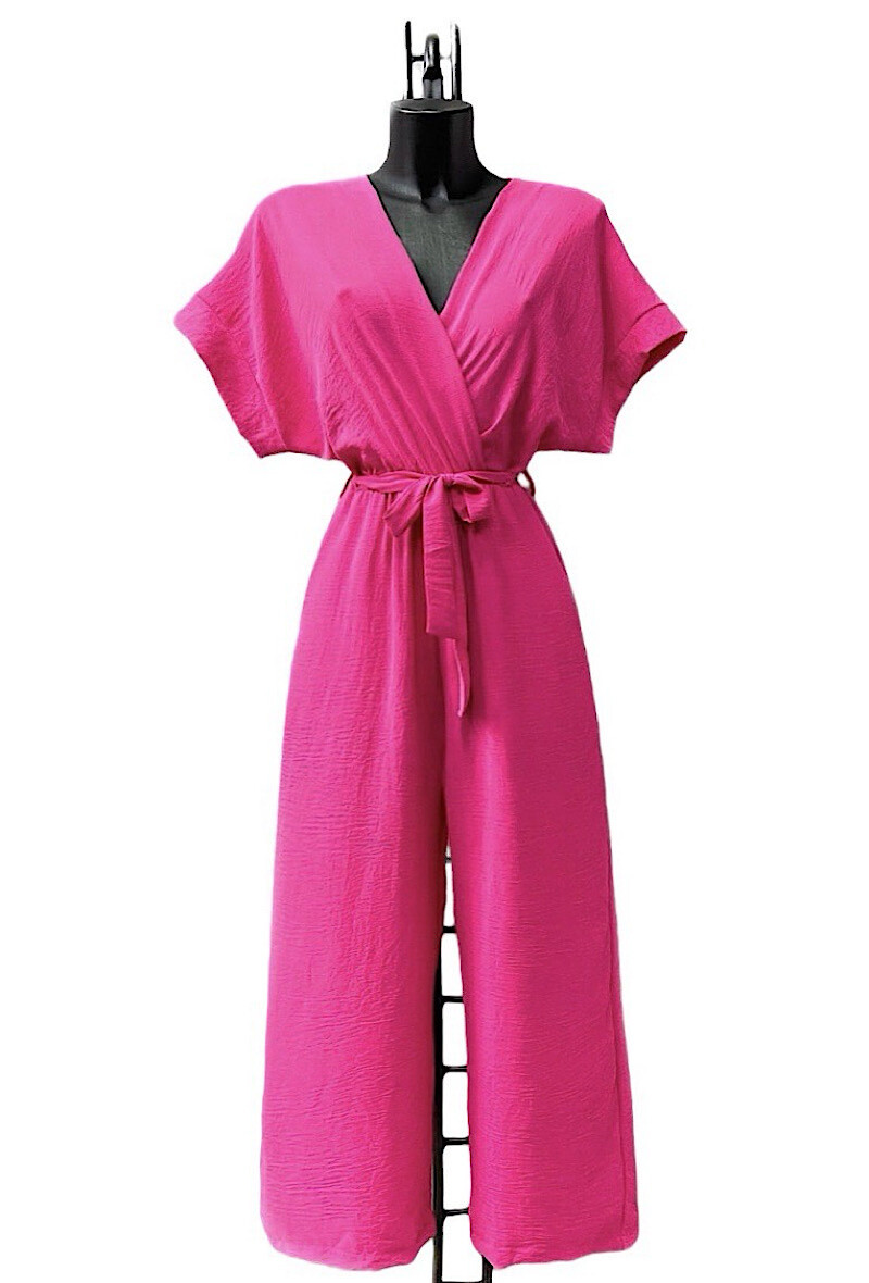 Wholesaler Elle Style - Fluid LOUNI jumpsuit with 2 front pocket