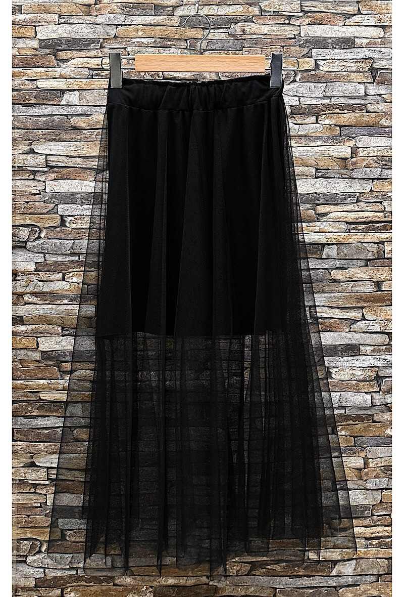 Wholesaler Elle Style - TULIPE skirt in tulle with short viscose lining