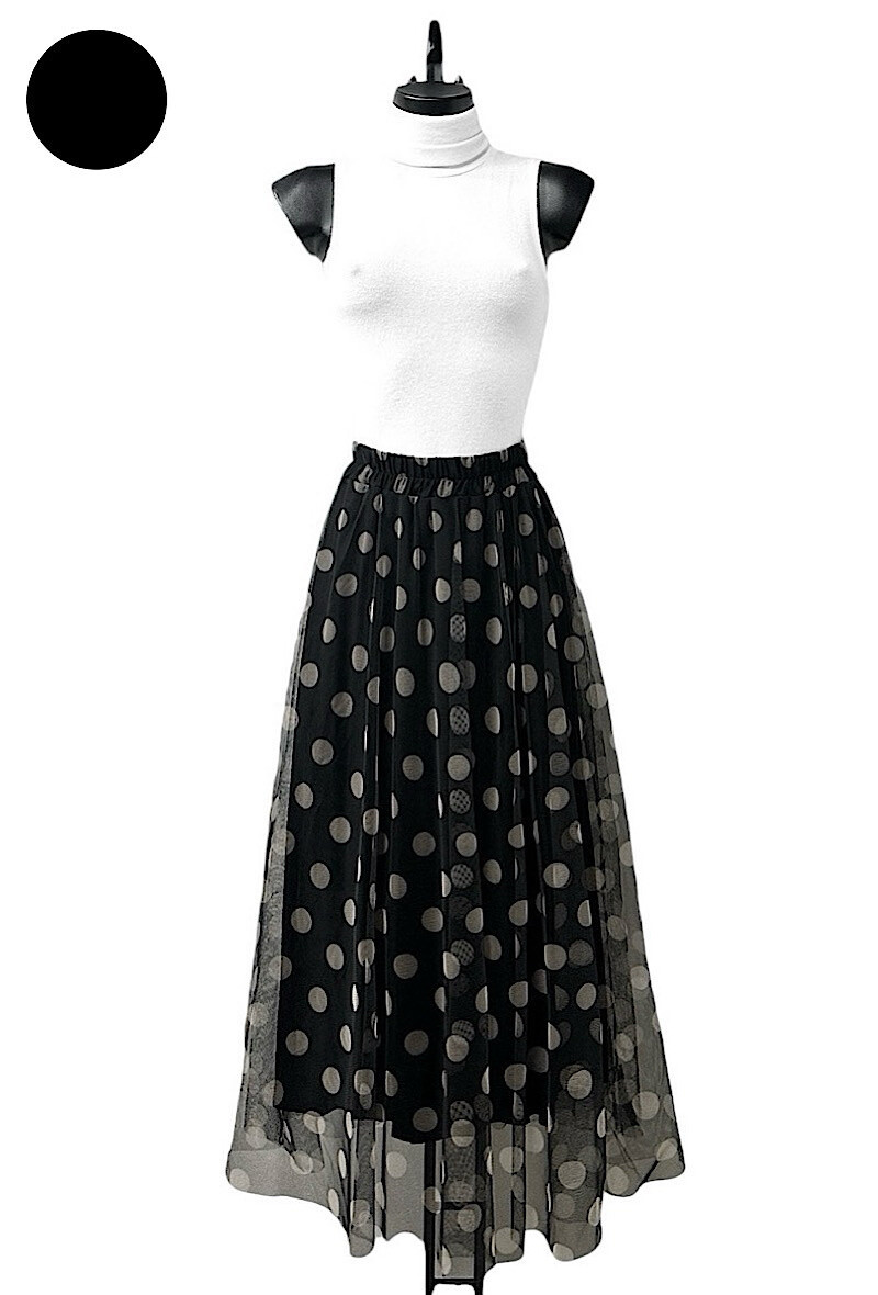 Wholesaler Elle Style - ARIANA skirt in very fluid tulle with viscose lining.