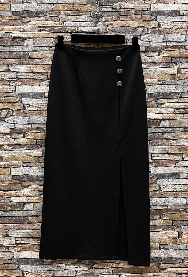 Grossista Elle Style - Pantaloni larghi BOTTA, palazzo a Milano; Autunno chic con bottone
