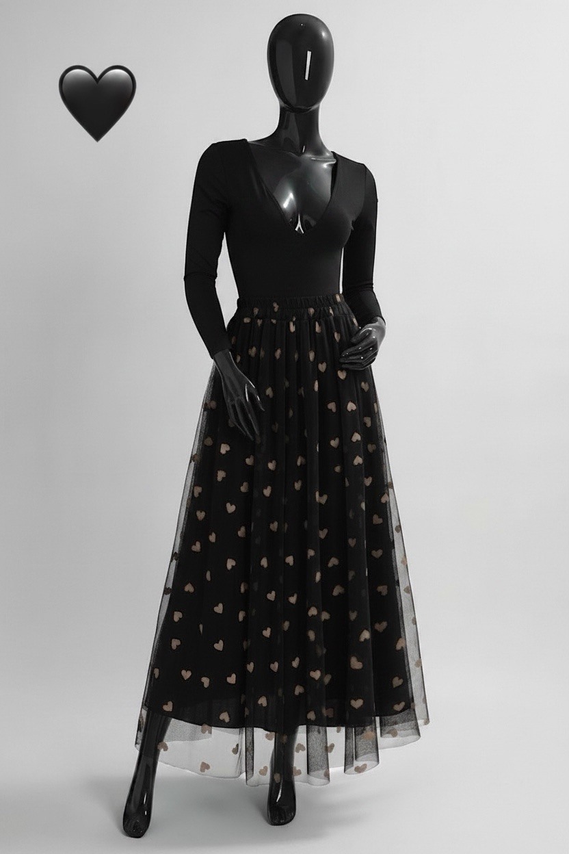 Wholesaler Elle Style - ARIANA skirt in ultra-flowy tulle with viscose lining.