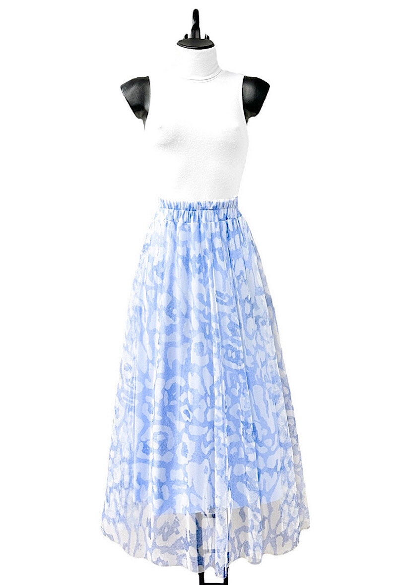 Grossiste Elle Style - Jupe ARIANA en tulle très fluide avec doublure en viscose.